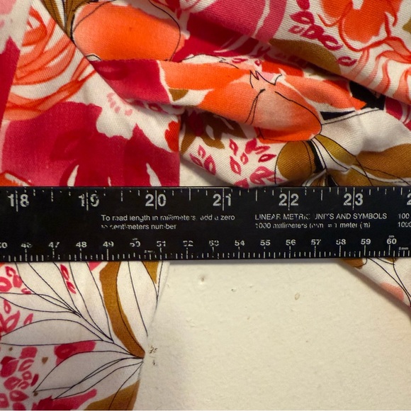 Ann Trinity Women's Vibrant Floral Blazer Multicolor Button Front Size L - Picture 10 of 11